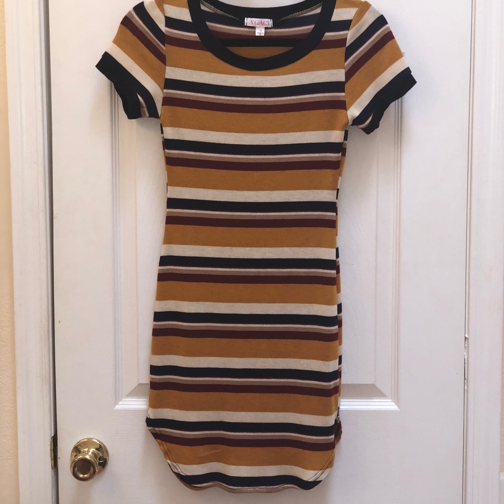 Flattering stripped dress